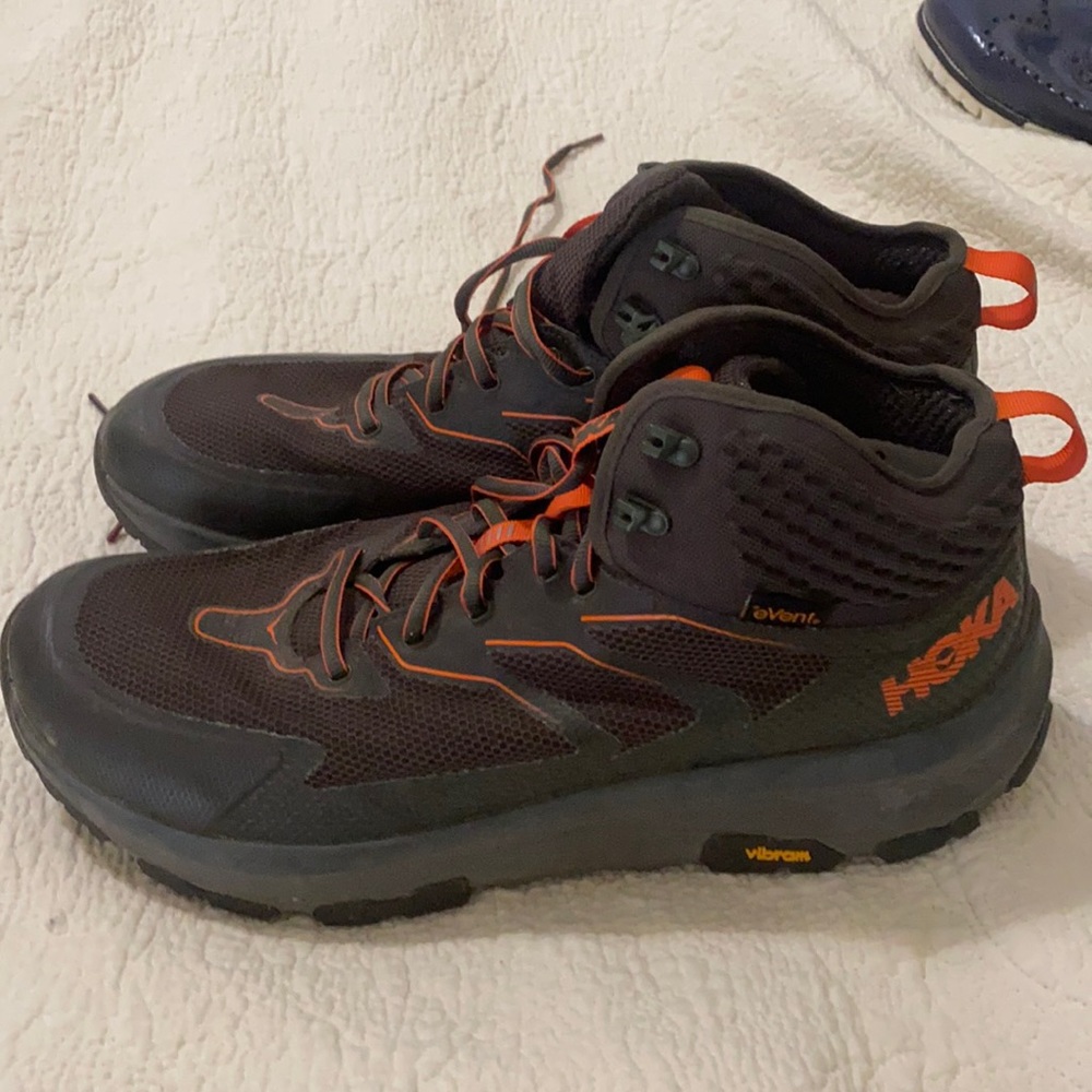 Gently used Hoka Event hiking shoes size 13